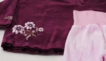 Nickipullover von H&M mit Nickihose Gr. 62 (3345)